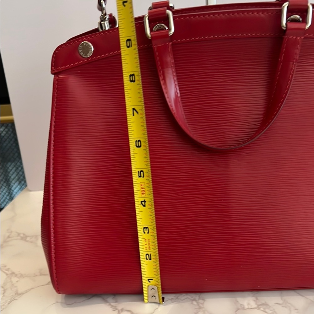 Louis Vuitton Red Epi Leather Brea MM Bag - Picture 9 of 9